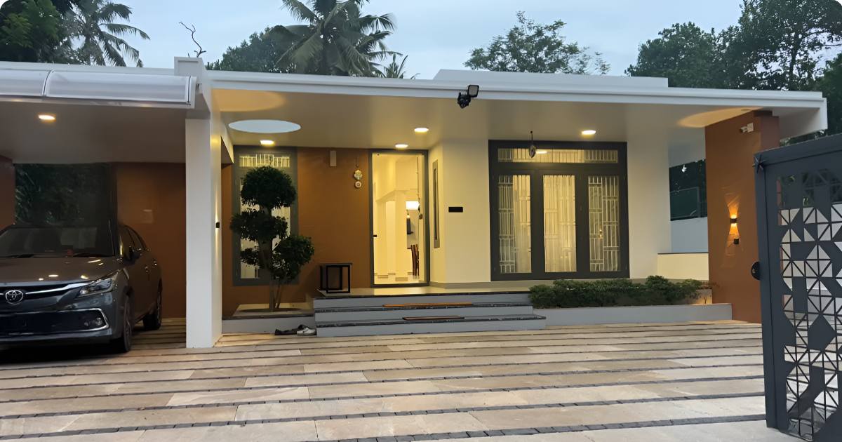 2055 sqft home in 10 cent plot