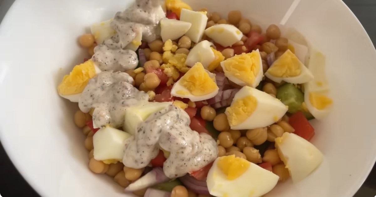 High protein salad