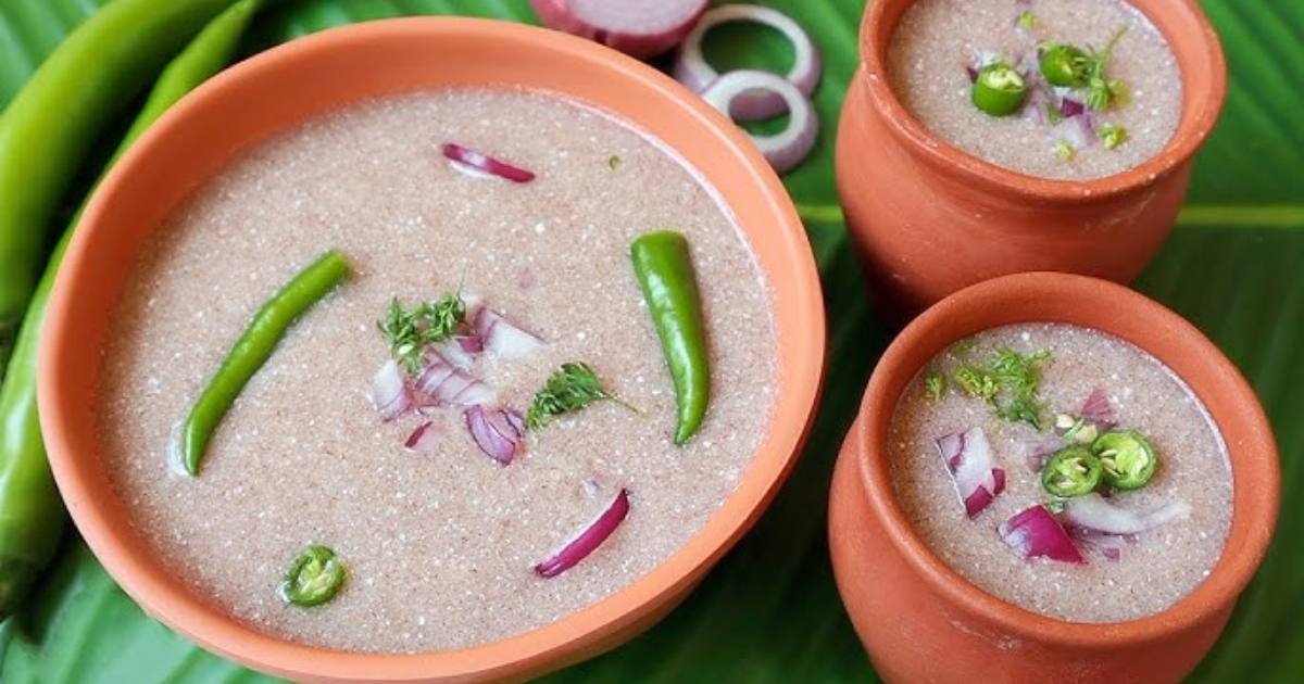 Ragi Probiotics Drink Recipe