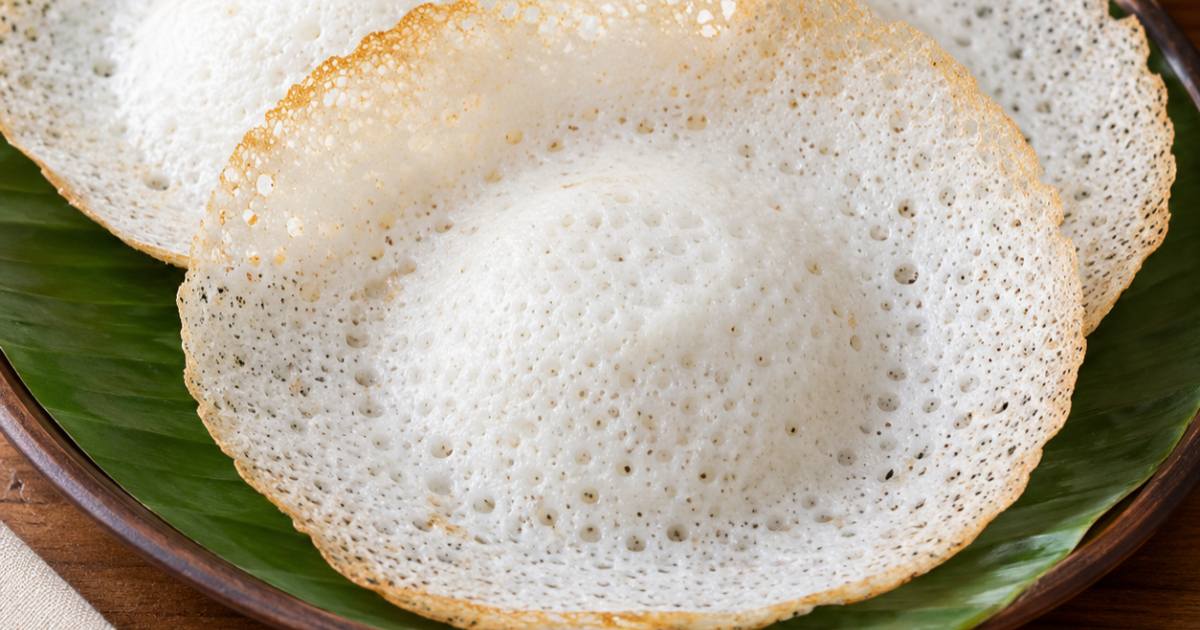 Paalappam With Rice Flour